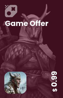 تصویر آفر 1$ خرید از سایت بازی viking rise
