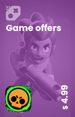 تصویر آفر 5 دلاری Brawl stars