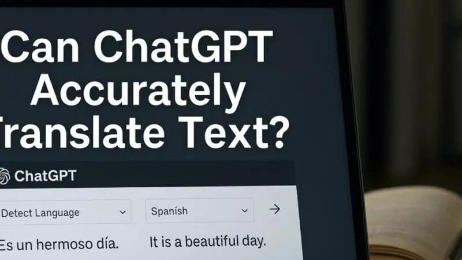 ترجمه متن با ChatGPT روی لپ تاپ برای استفاده حرفه‌ای