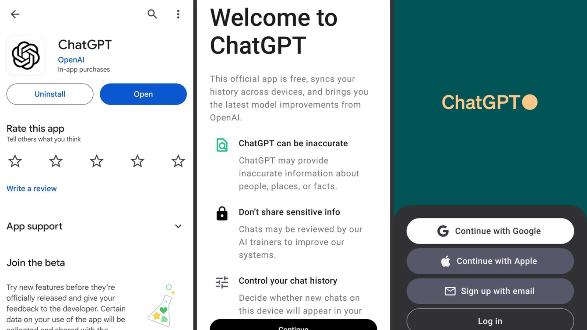 آموزش نصب ChatGPT روی گوشی اندروید