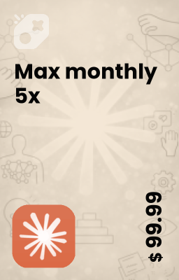 تصویر Claude Max / monthly 5x