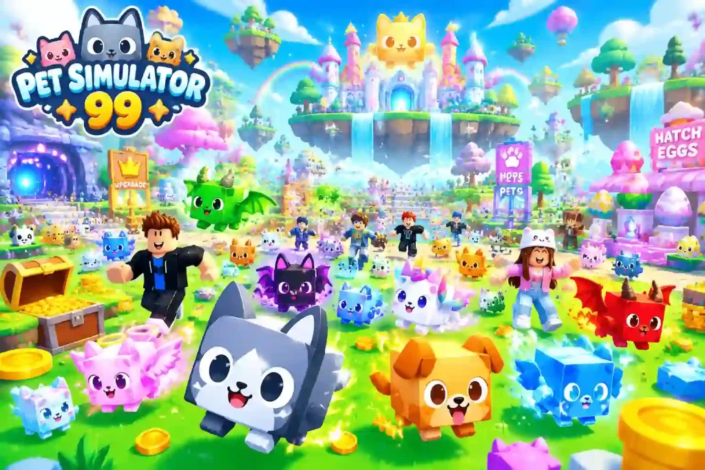 بازی پت سیمولاتور ۹۹ (Pet Simulator 99)